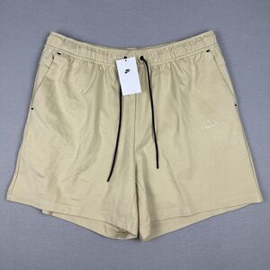 Nike Sportswear Tech Fleece Lightweight Shorts Mens 2XL DX0828-783 Tan